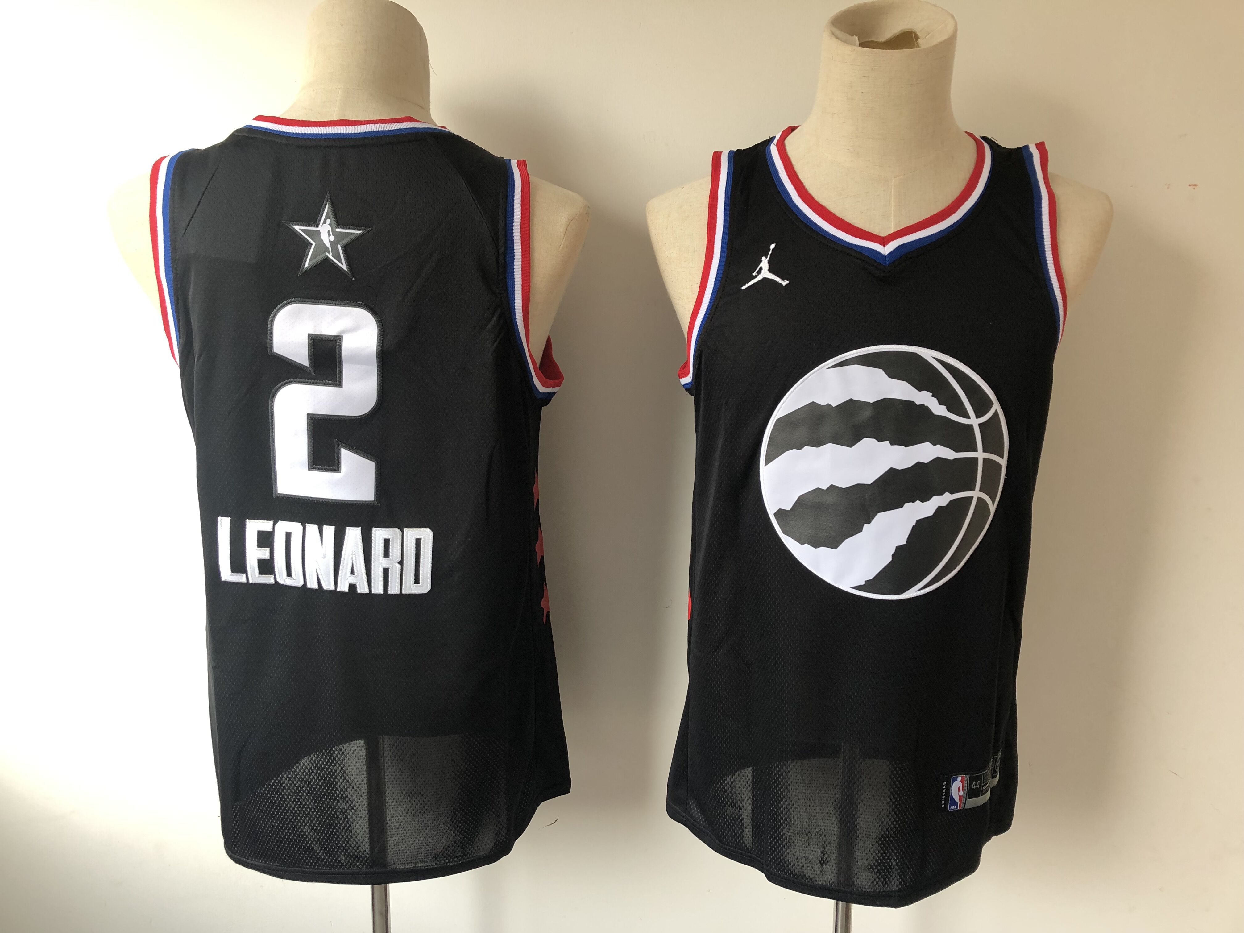 Men Toronto Raptors #2 Leonard  Black 2019 All Star NBA Jerseys->dallas mavericks->NBA Jersey